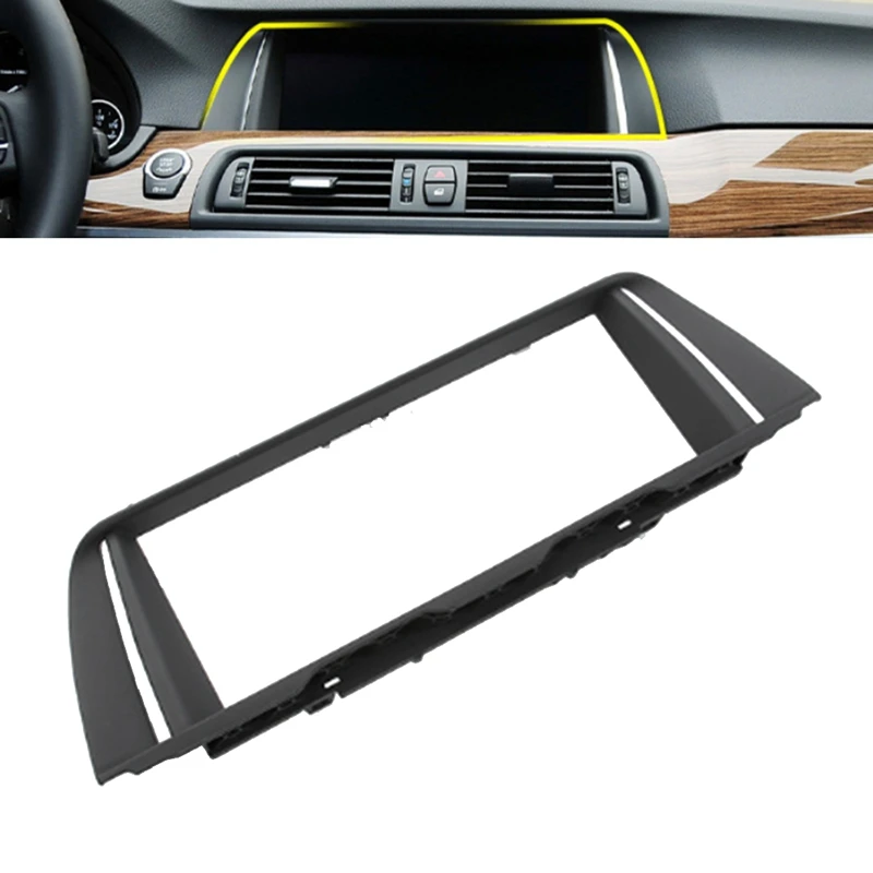 Car Center Console 10.25 Inches Display Panel Frame Display Trim Panel For BMW 5 Series F10 2014-2016