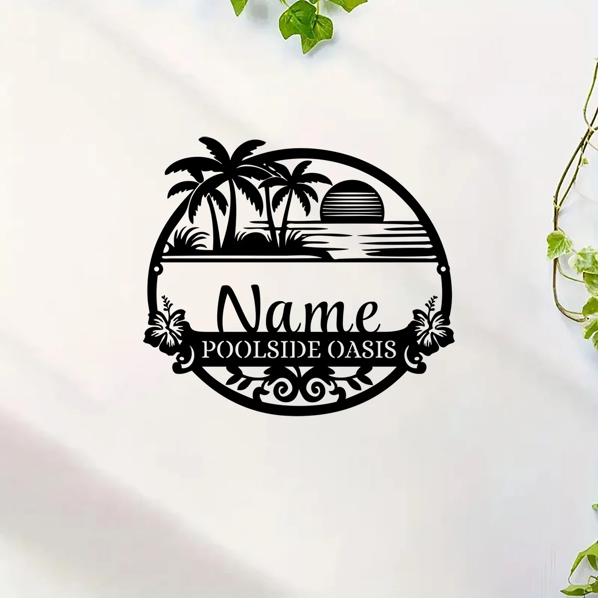

Custom Pool & Patio Sign, Backyard Decor, Swimming Pool Decor,Sign for Pool,Personalized Pool Sign, Family Name Sign Backyard