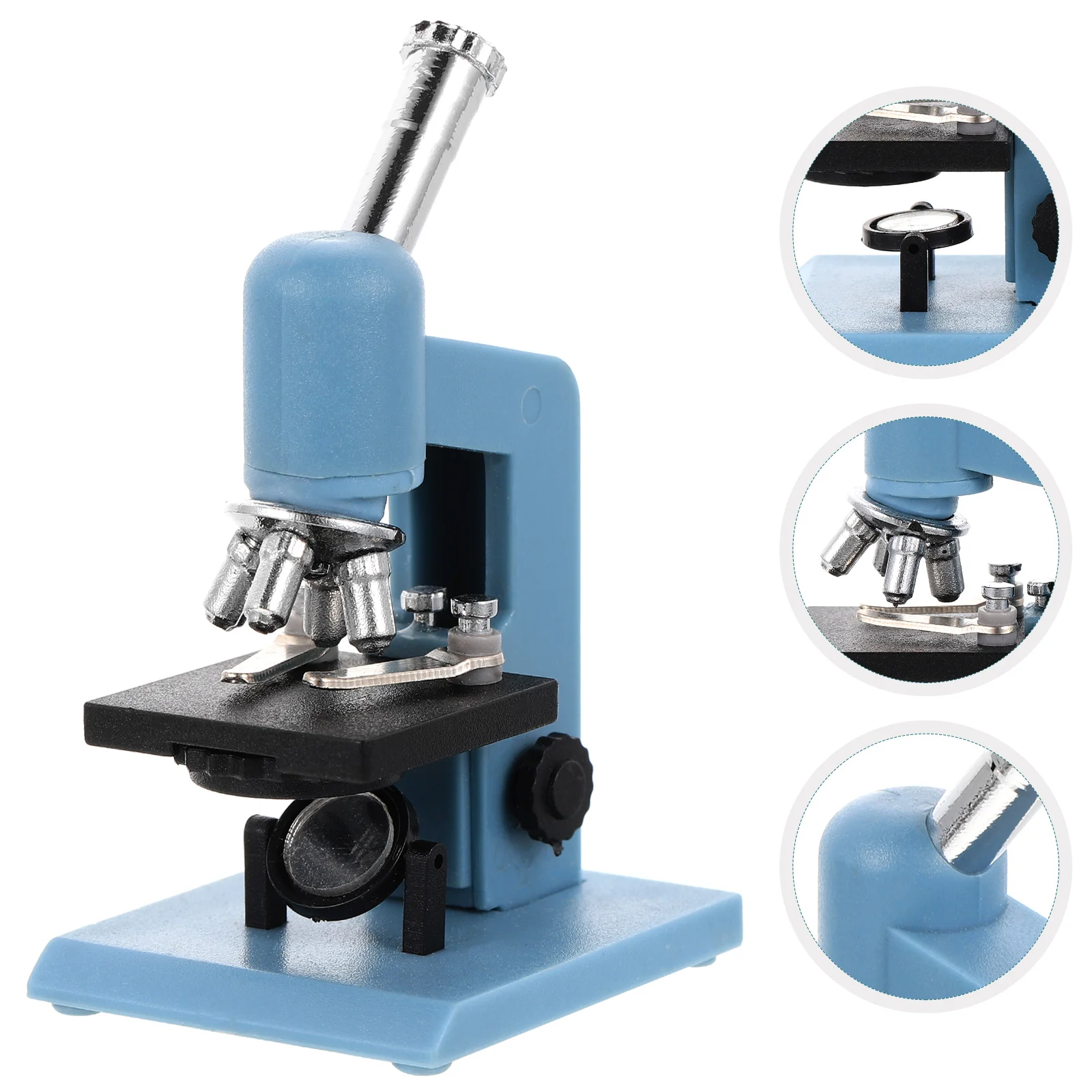 Fake Microscope Dollhouse Play Scene Realistic Aldult Decorative Preschool for Adults
