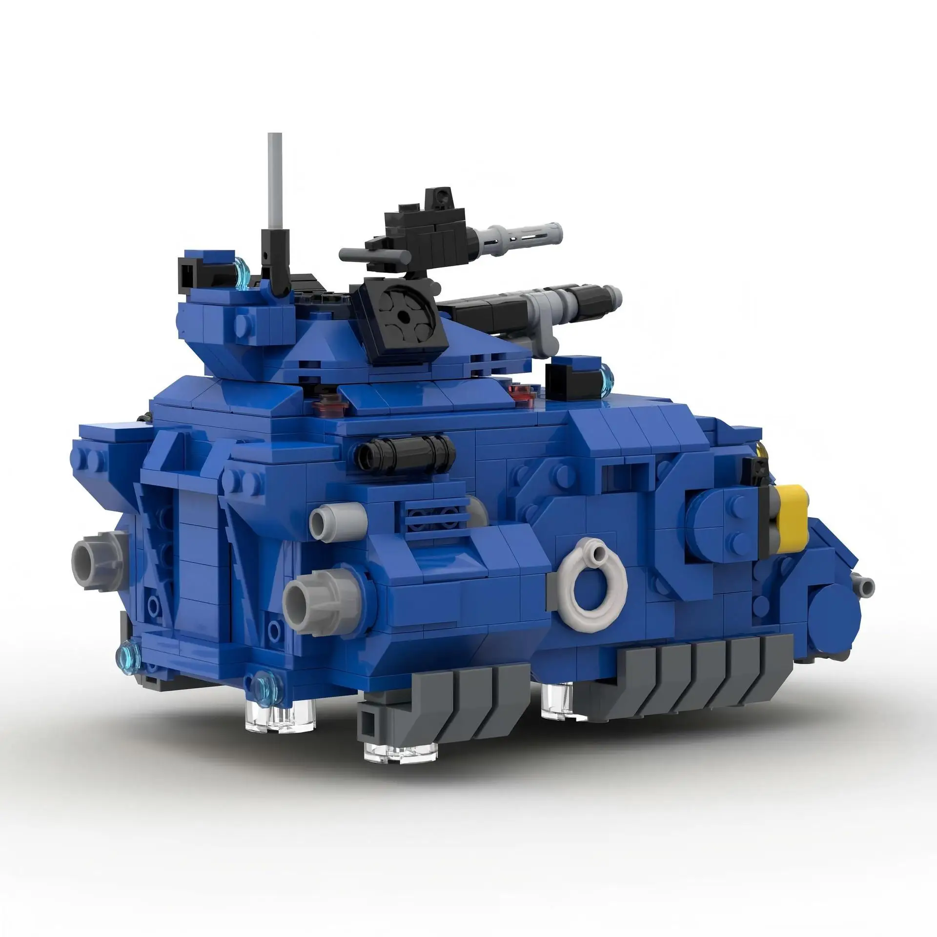 Conjunto de blocos de construção de tanque, série militar, veículo transportador de tropas blindadas, tijolos moc, ornamentos, brinquedo criativo de aniversário para crianças, presente