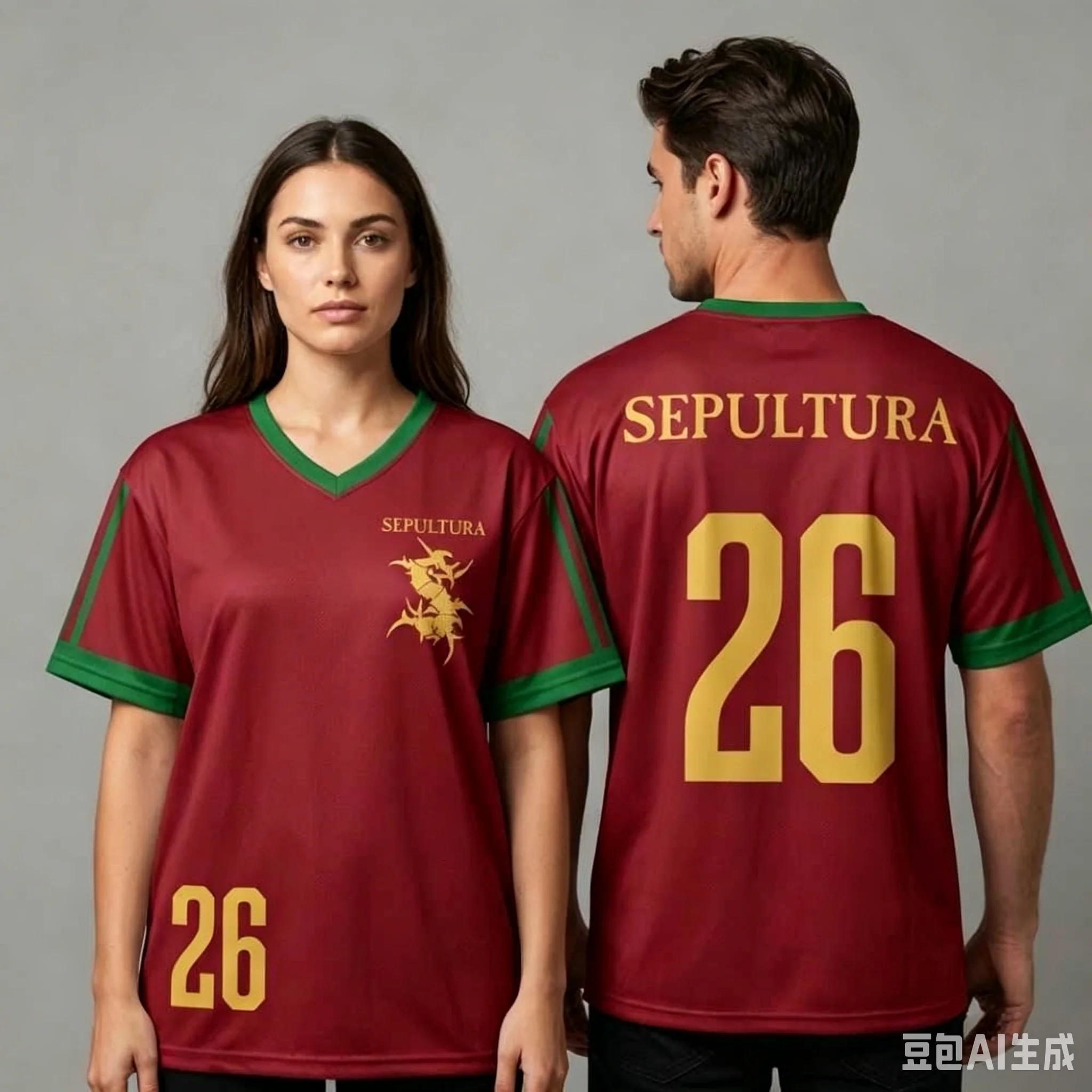 Sepultura Soccer Jersey Short Sleeve 84 Soccer Jersey Metal Band T Shirts Men's Women Top Streetwear Tee Clothes Family Matching