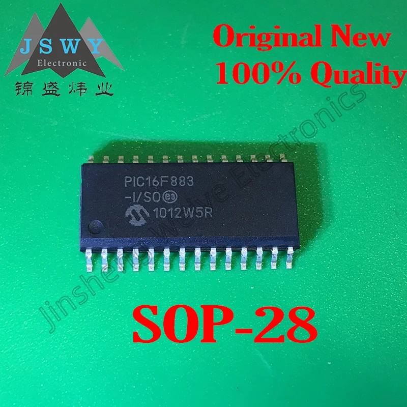 

（5/50piece）PIC16F883-I/SO PIC16F883-I PIC16F883 MCU SOP28 SMD 8-bit microcontroller 100% new original product IC