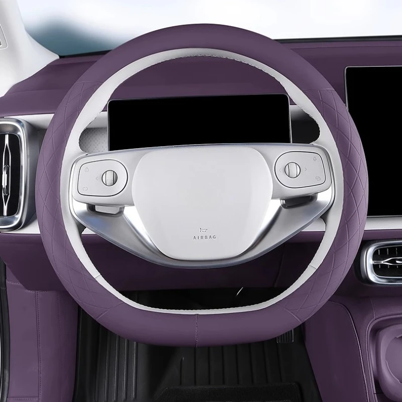 For LEAPMOTOR B10 Steering Wheel Cover Ultra-thin Four-season Non-slip Sweat-absorbing Handle Cover Car Modified Accessories