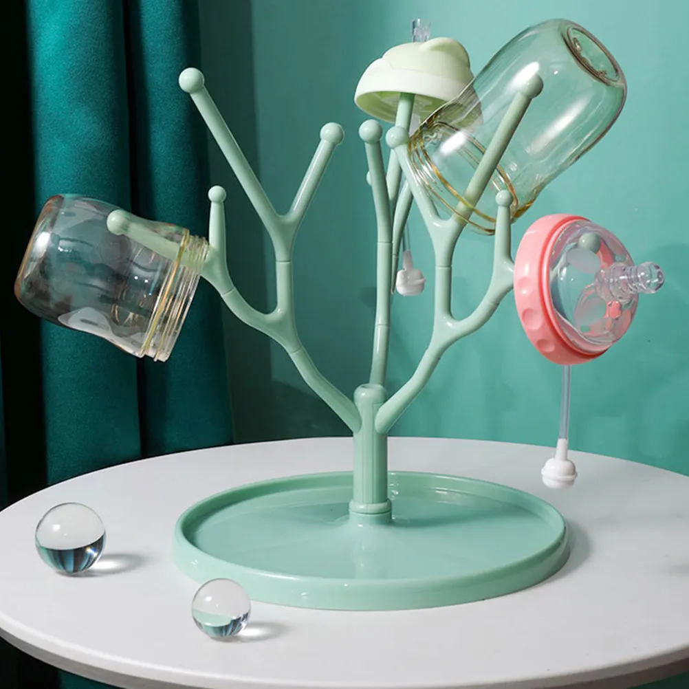 

Detachable Baby Bottle Drying Rack Heavy Duty Dishwasher Safe for Bottles Cups Pacifiers Fast Saving Compact