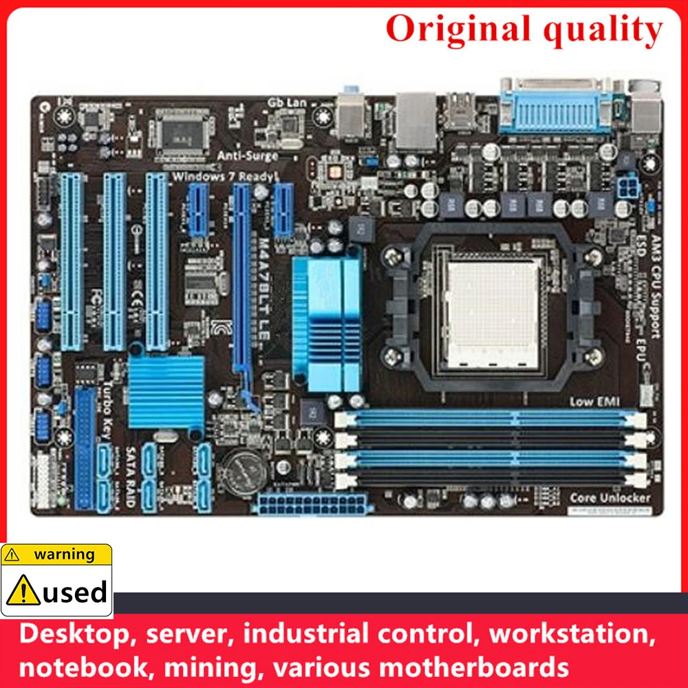 

For M4A78LT LE Motherboards Socket AM3 DDR3 16GB For AMD 760G Desktop Mainboard SATA II USB2.0