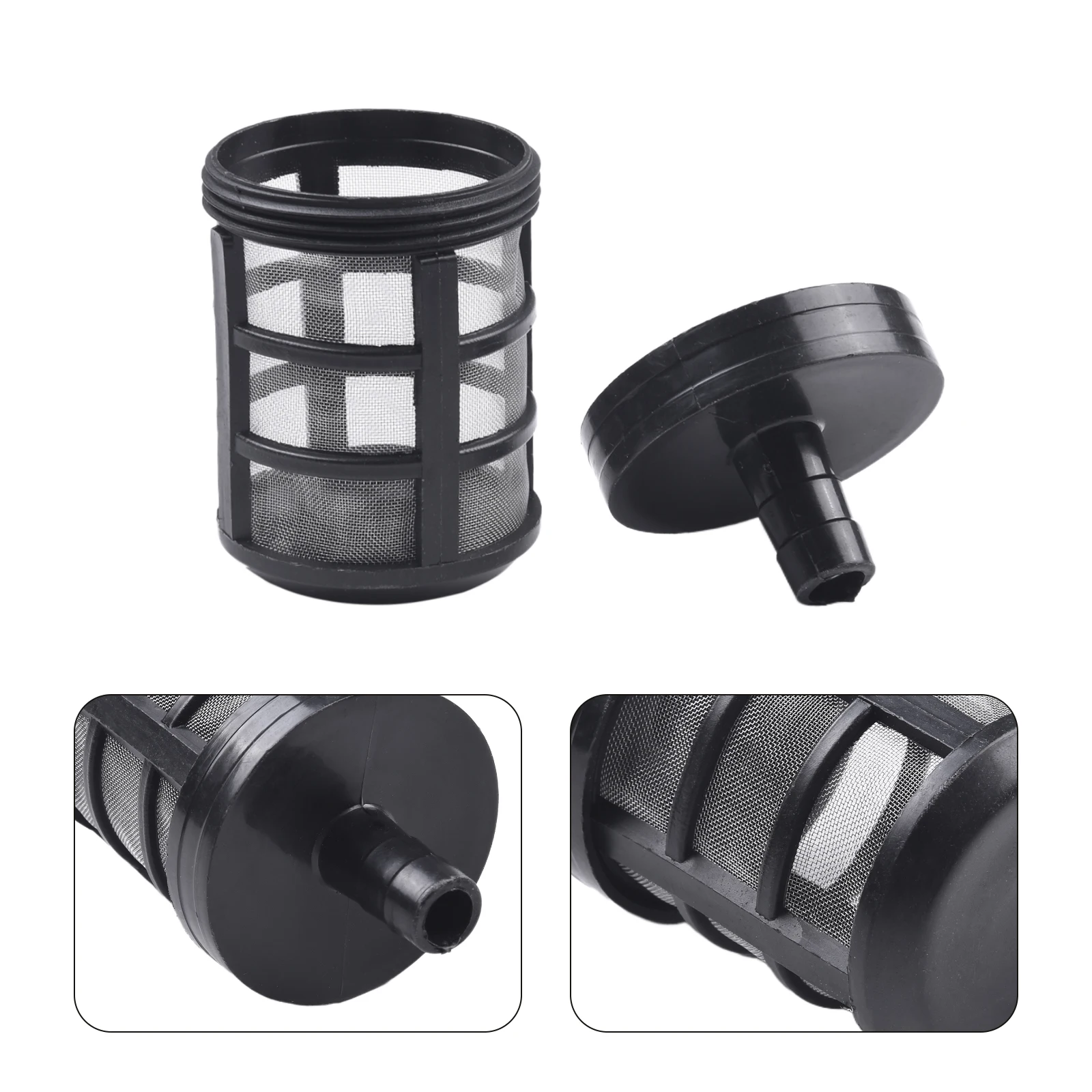 

8-9.5mm Hose Pipe Car Wash Irrigation Pump Filters Sprayer Inlet Water Filter Self-Priming Joint Stainless Steel Mesh