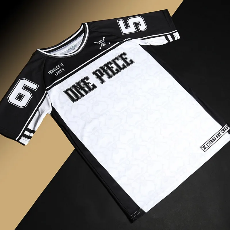 One Piece Luffy full print sports jersey.Quick dry polyester,big number 56 & Luffy character print. Must-have for One Piece fans