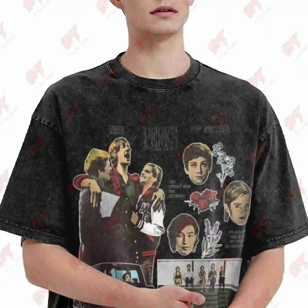 Perks Of Being A Wallflower Film Vintage Washed Tee Pure Cotton T-Shirt