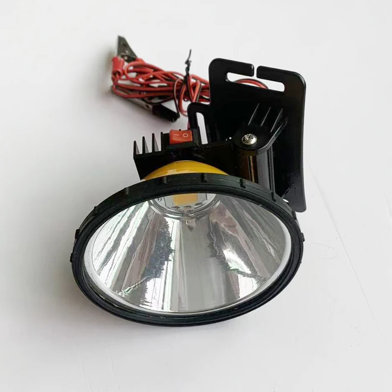 

DC 12V LED Headlamp Yellow Light For Camping Fishing Outdoor Adventure