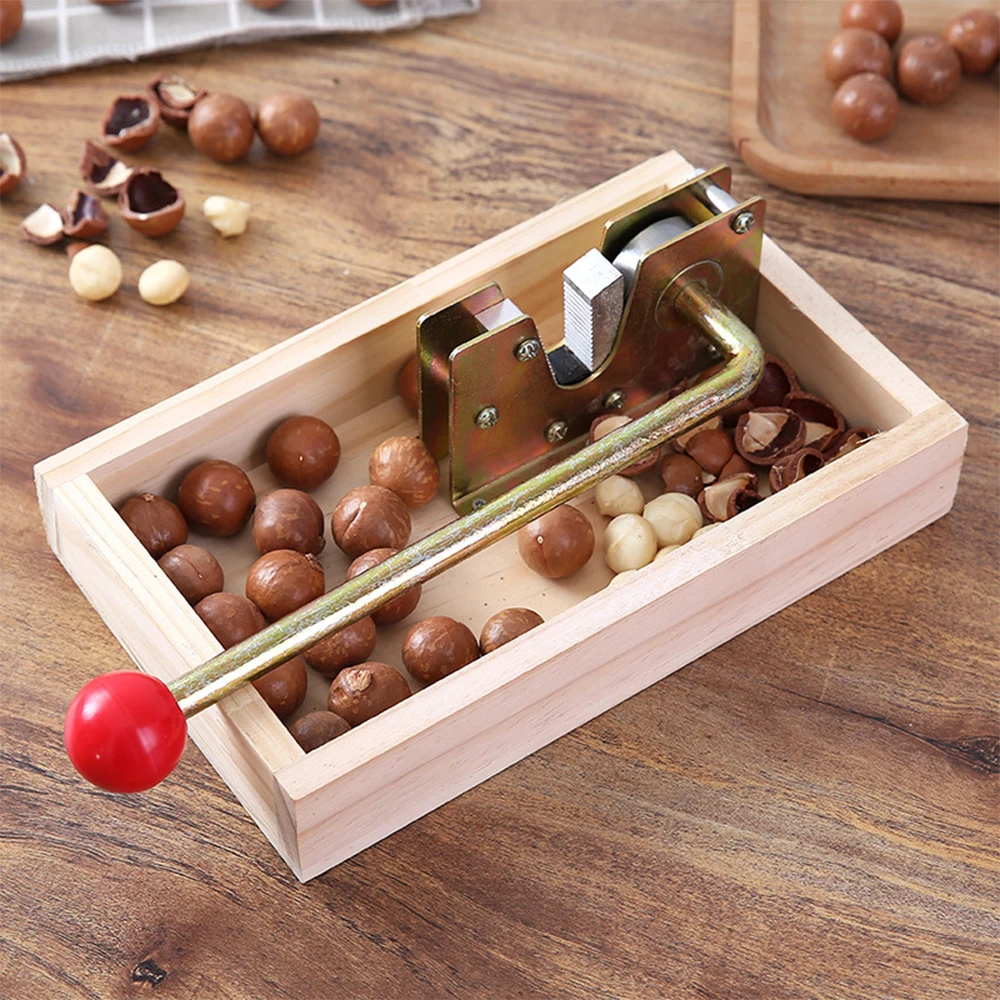 Heavy Duty Nutcracker Nut Tweezers Macadamia Opener Peeling Machine With Durable Metal Handle For Hazelnuts Almonds