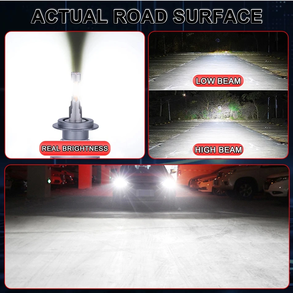 H4 H7 LED المصابيح الأمامية Canbus ضوء H11 H13 9004 9005 9006 9007 عالية الطاقة LED 1500 واط 2200000LM توربو H1 HB3 HB4 9012 HB1 HB5