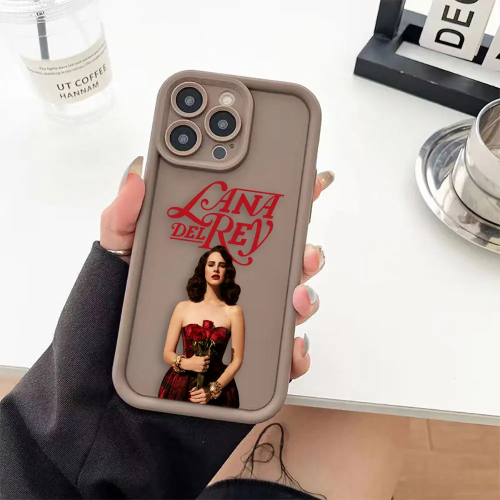 Capa de Telefone L-Lana D-Del Rey Singer para Infinix HOT 30I 40I 60 NOTE 12 G96 ZERO GT 10 20 30 40 50 50S 50X VIP PRO - Capa DIY