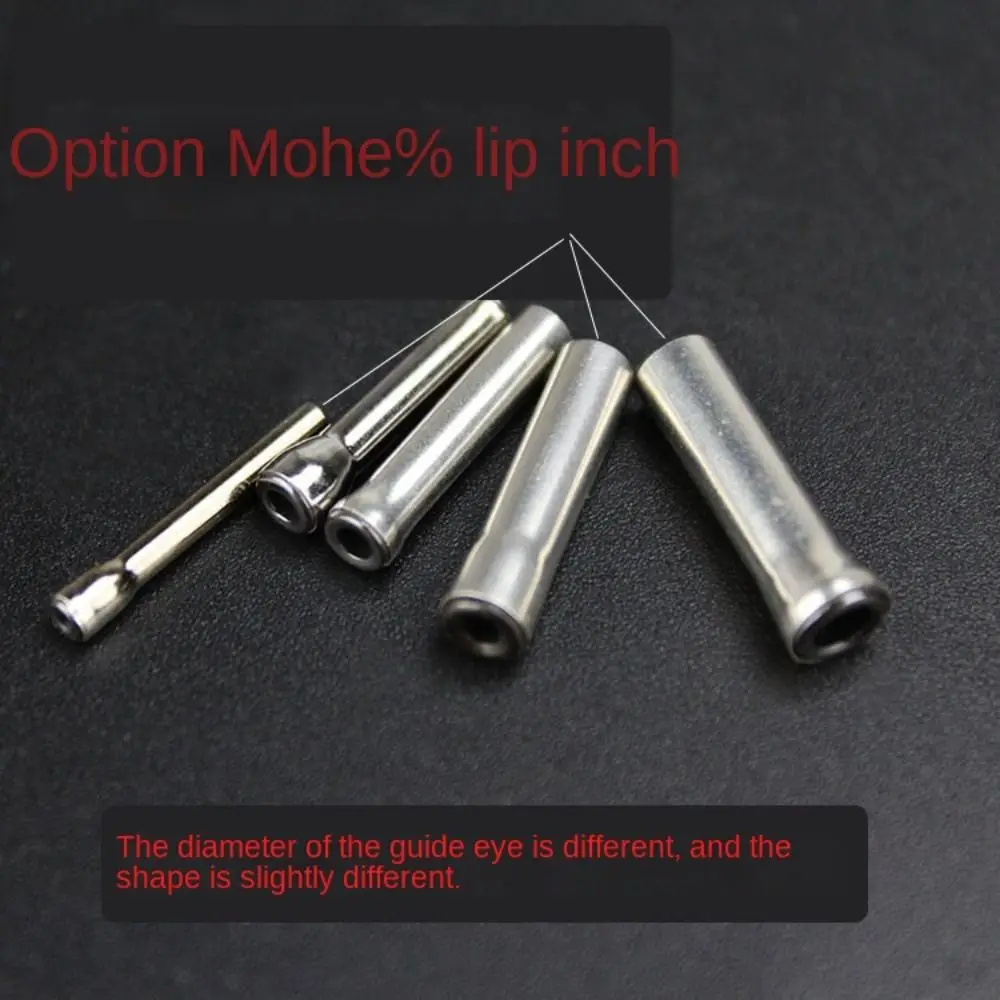 5Pcs Chinatrust Tip Eye Top Durable Tackle Guide Ring Repair Kit Professional Fishing Rod Stainless Steel Parts Circle