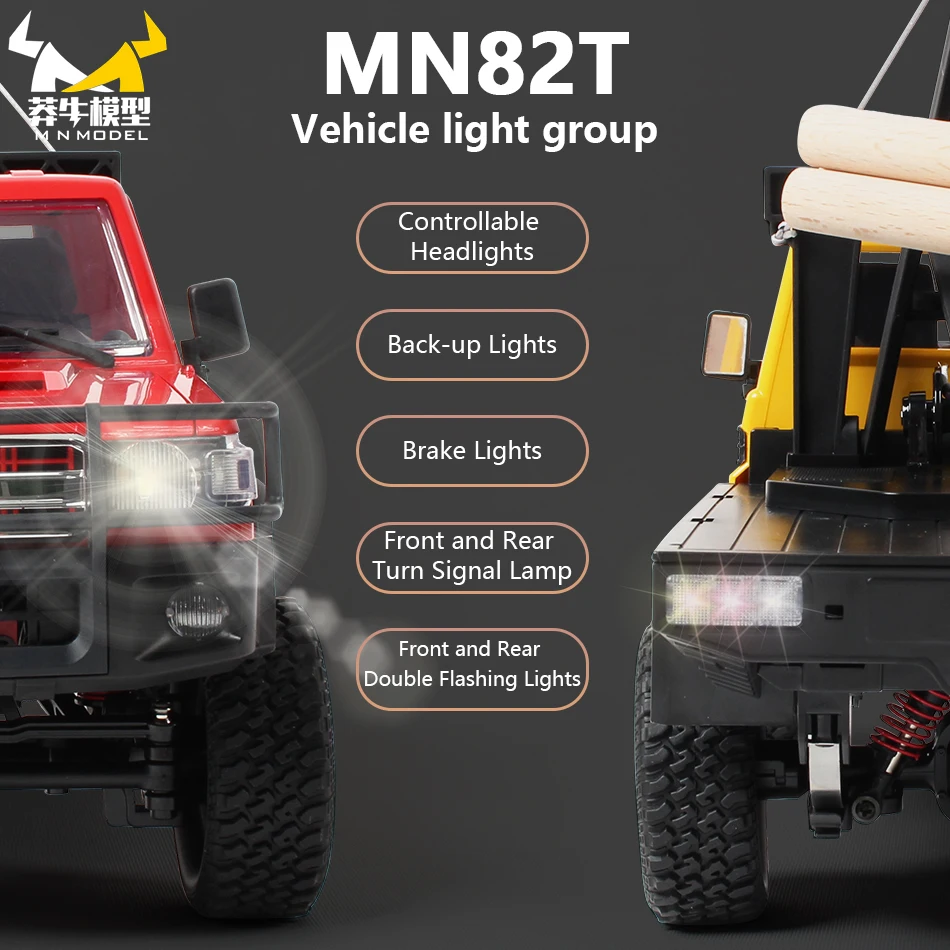 MN نموذج 1/12 4X4 RC ديناصور على الطرق الوعرة جولة مركبة جميع التضاريس الإنقاذ سيارة تسلق شاحنة SUV لاقط الصخور الزاحف لعبة للكبار