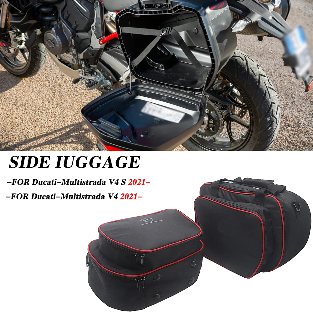 

FOR Ducati Multistrada V4 S 2021 Inner Bags For Plastic Side Panniers Cases Motorcycle Accessories MULTISTRADA v4