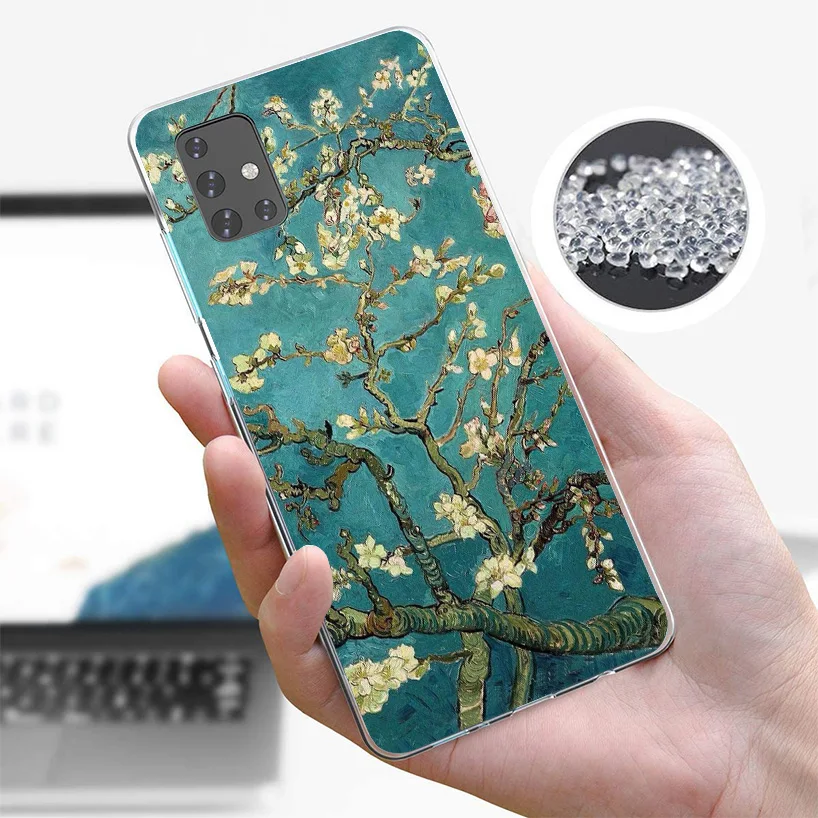 Van Gogh Oil Art Painting Phnoe Case for Samsung Galaxy A51 A50S A71 A70 A41 A40 A31 A30 A21S A20S A10S A21S A6 A7 A8 A9 Cover C