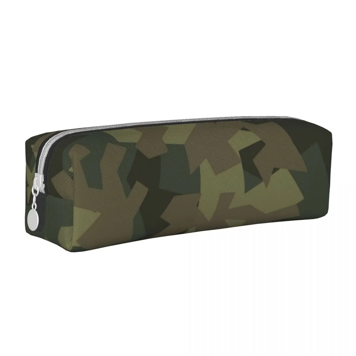 estojo de lapis quadrado camuflado militar verde exercito meninas meninos moda couro caixa de lapis escola ziper bolsas de caneta 01