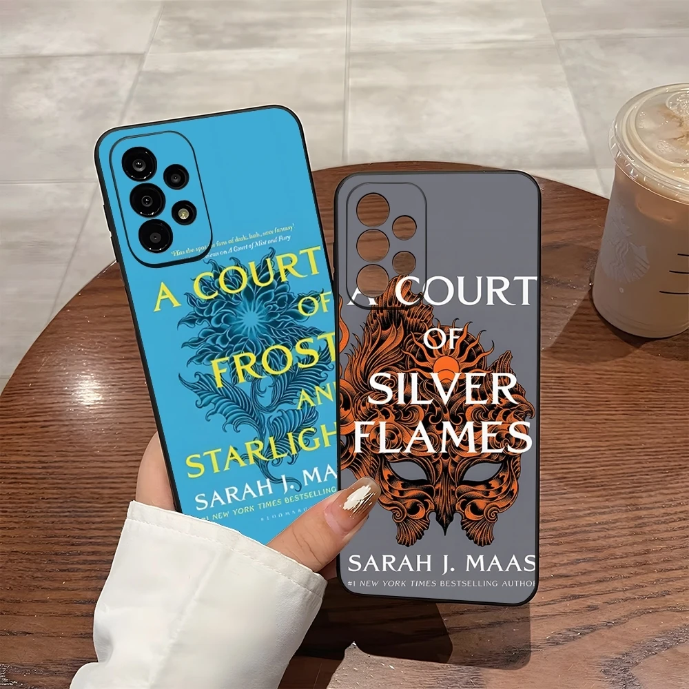 A Court Of Mist And Fury Sarah J Maas Phone Case For Samsung S24 Ultra S23 Fe S22 S20 S21 Plus A13 A14 A54 A34 A24 A53 Cover