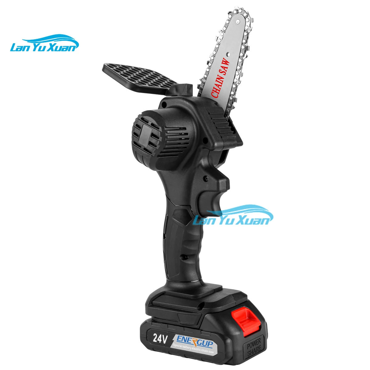 Mini 4-inch Portable Cordless Chainsaw with 18V 21V 24V Lithium Battery Brushless Small Chain Saw