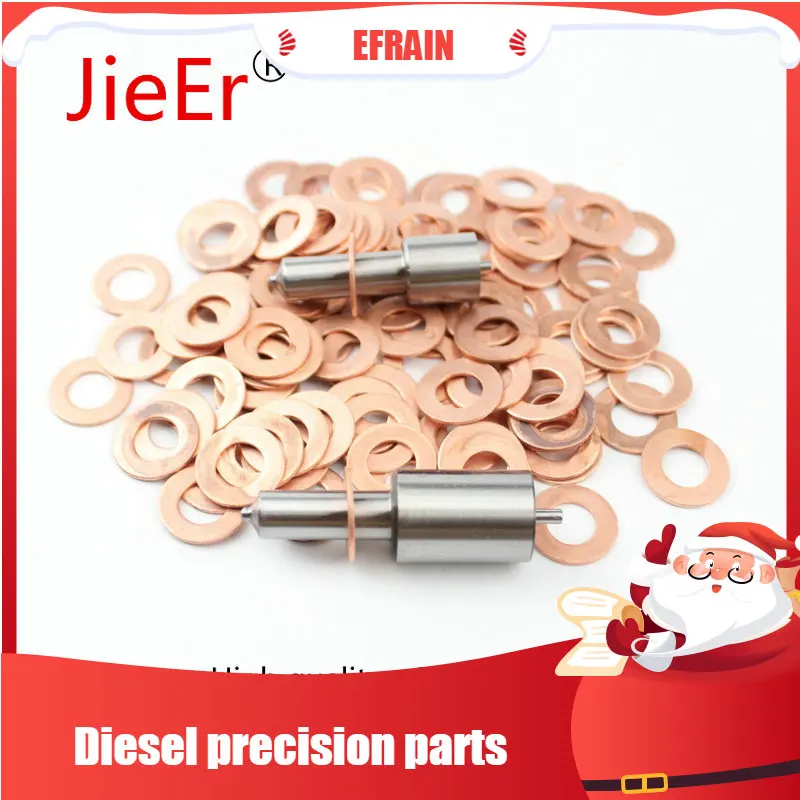 30 pcs/lot DEFUTE  8-19-1(8mm*19mm*1mm)  COPPER washer 8-19-1 Auto Injector Spare Parts Copper Shim F00VC17503 F00VC17504/505