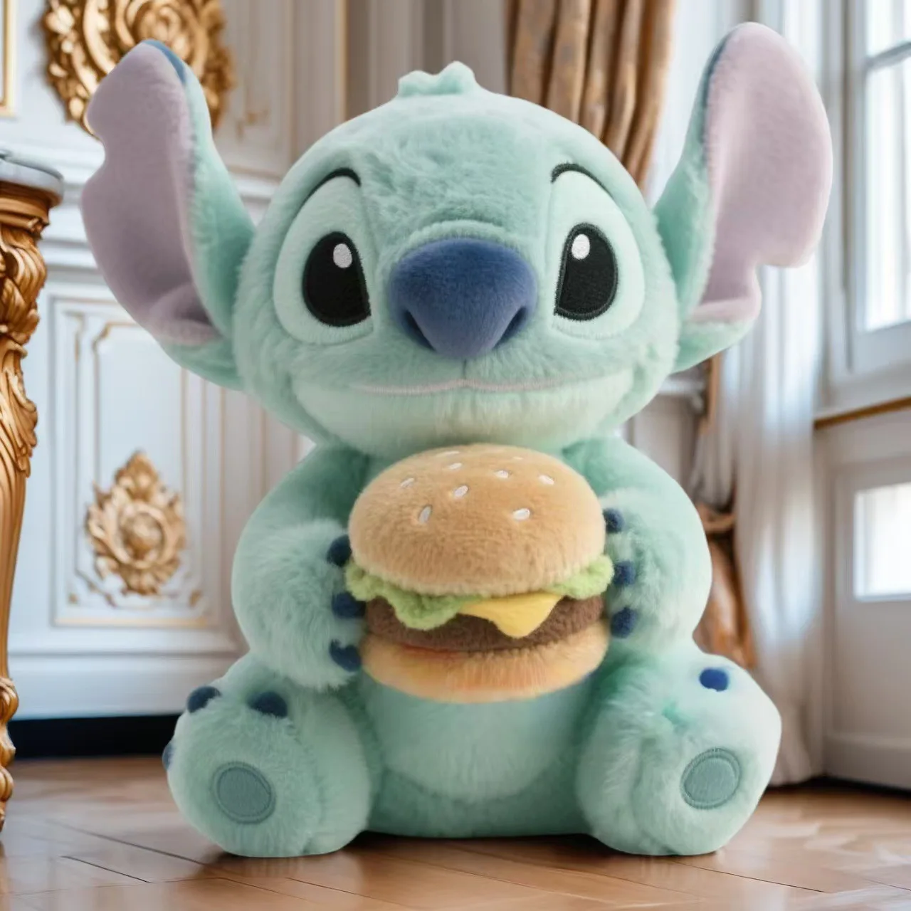 Stitch Plush Toy Doll Cute Burger Stitch Pillow Girl Doll