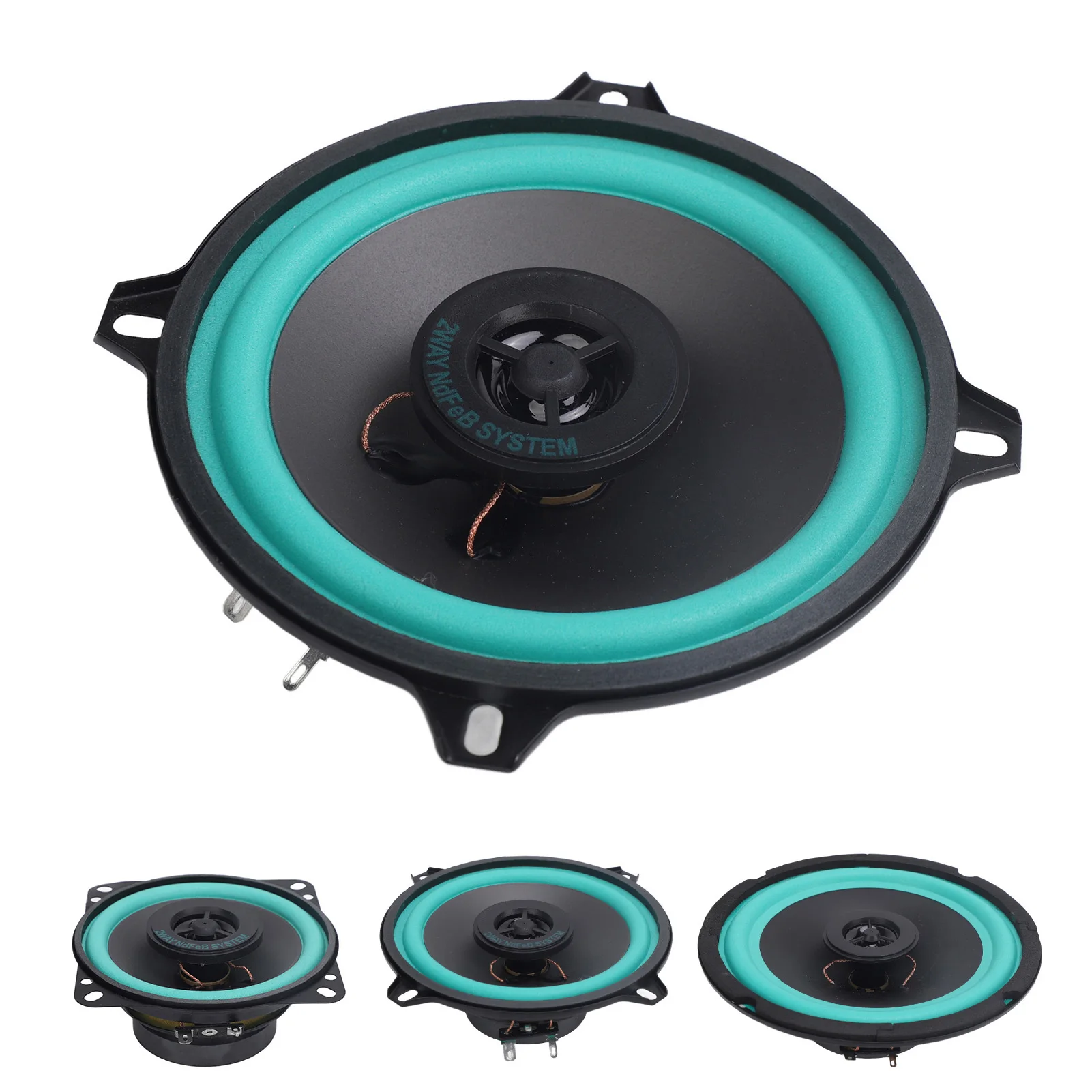 Car Coaxial Speaker Car Loudspeaker Clear Sound Quality Dome Tweeter 90 DB Sensitivity Full Range  Fit for Automotive