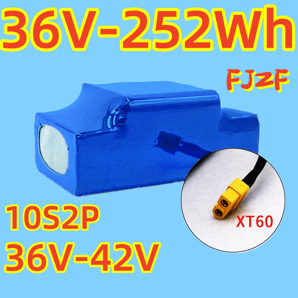 36 فولت 7Ah بطارية حزم قابلة للشحن 10s2p حقيقية ليثيوم أيون 42 فولت بطارية للكهرباء سكوتر التوازن الذاتي HoverBoard الدراجة الهوائية الأحادية العجلة #3