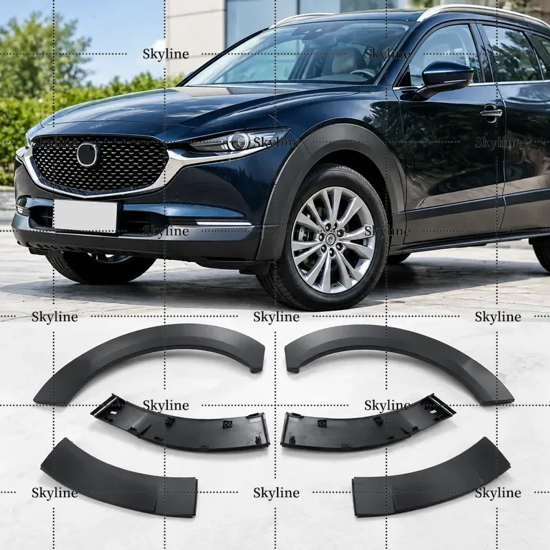 Car Accessories Front Fender Lower Eyebrow Wheel Apron Panels For Mazda CX-30 2019-2025 DM DT ED