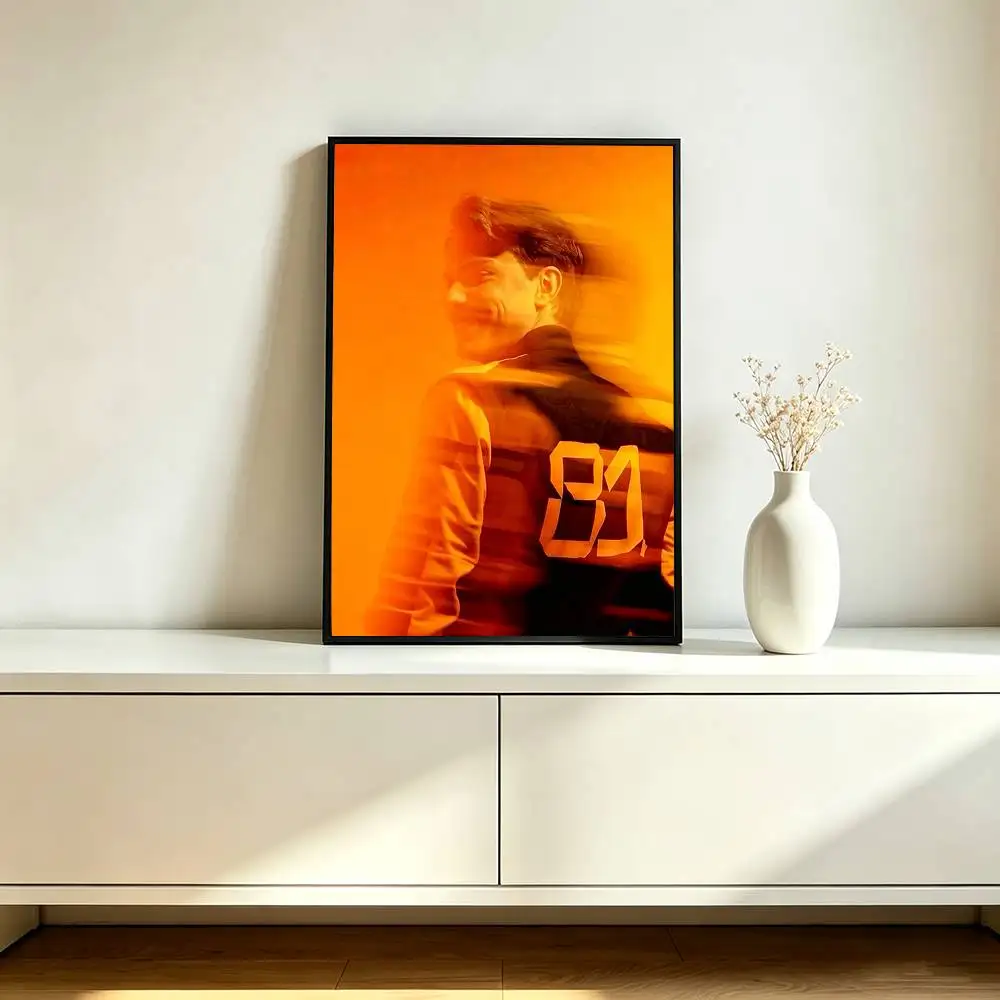 Hot Racer O-Oscar Piastri 81 Poster Waterproof Wall Art Sticker For Bar Living Room Vintage Decor High Quality Print Gift