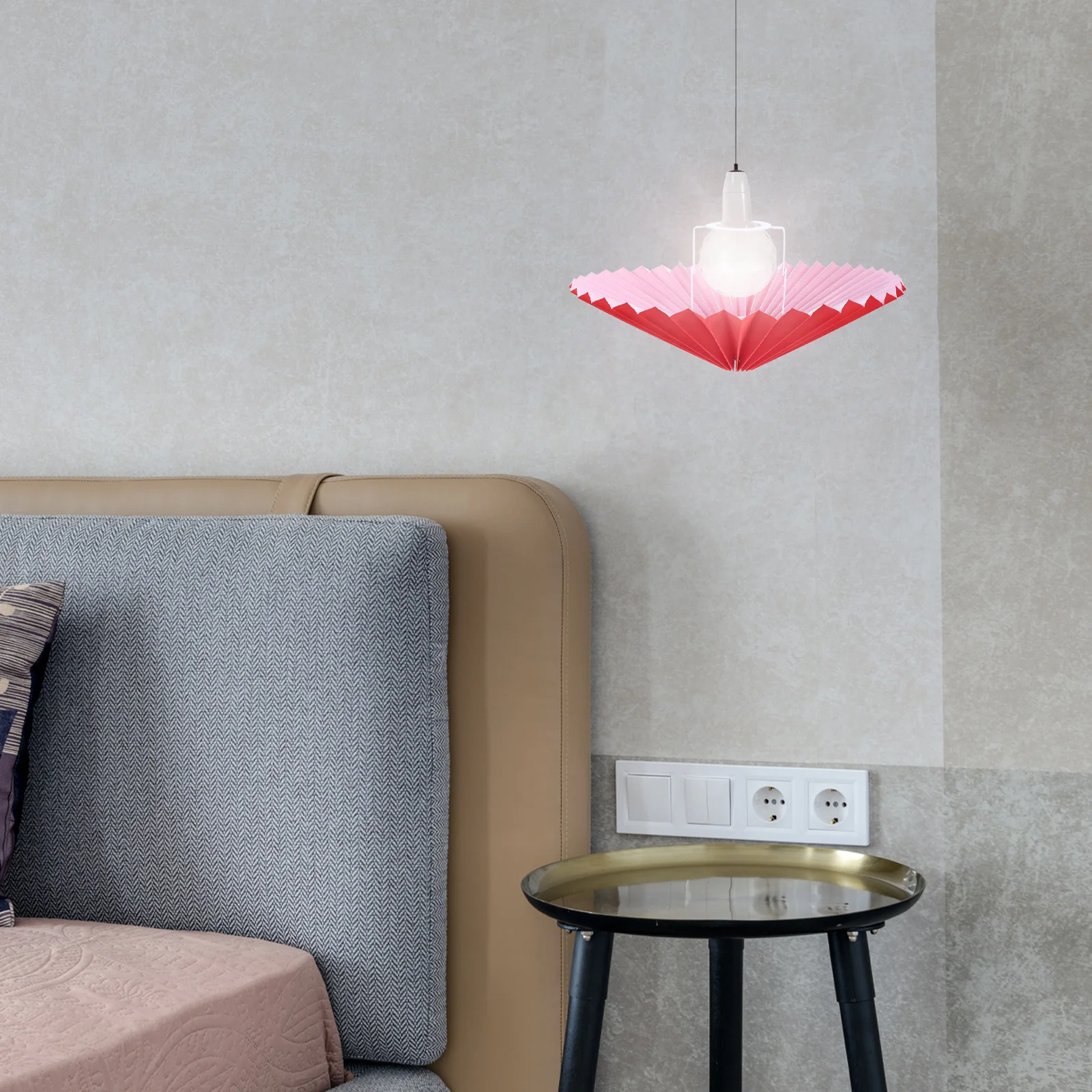 

Rustic Cloth Lampshade Home Light Cover Table Bedside Lamp Replacement Decorative Lamp Shade Accessory Cloth Lampshade