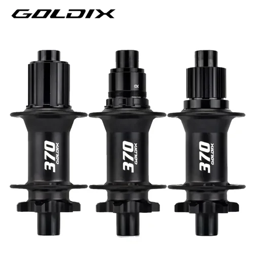 GOLDIX GDX370 32H buje de bicicleta rodamiento sellado freno de disco de 6 pernos J-Bend 32 agujeros trinquete 36T BOOST MTB Hub para Shimano SRAM