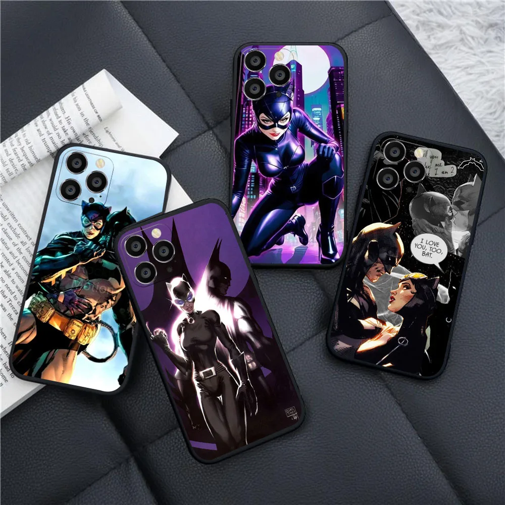 UR-14 Catwoman Batman Silicone Case For iPhone XR XS 7 8 11 12 13 Mini Pro Max Plus