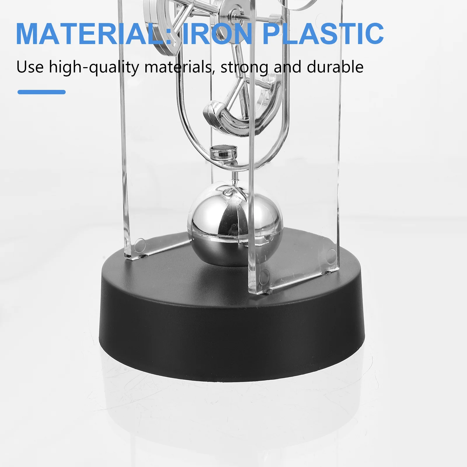 

1pc Pendulum Physical Balance Ball Desktop Perpetual Motion Instrument For Home Office Decoration Science