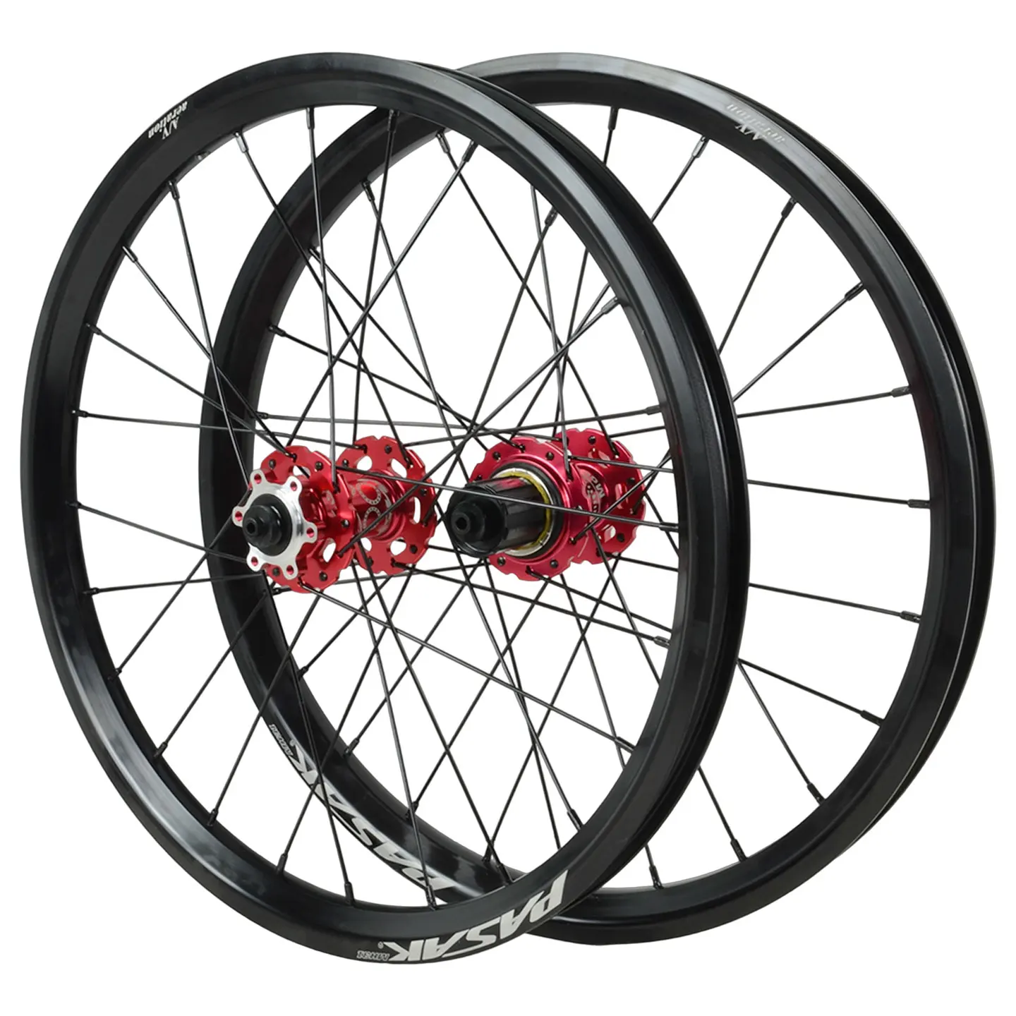 20 Inch 406 Mountain Bike Wheels 20'' MTB Bicycle Hubs 24 Holes Disc Brake 7/12 Speed Front2 Rear4 Bearings Alloy Wheelset 6 Nai