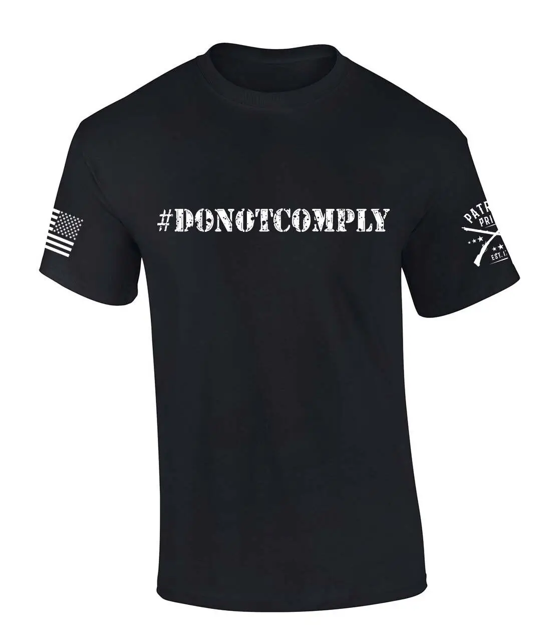 Mens Patriot Pride T Shirt DoNotComply Do Not Comply