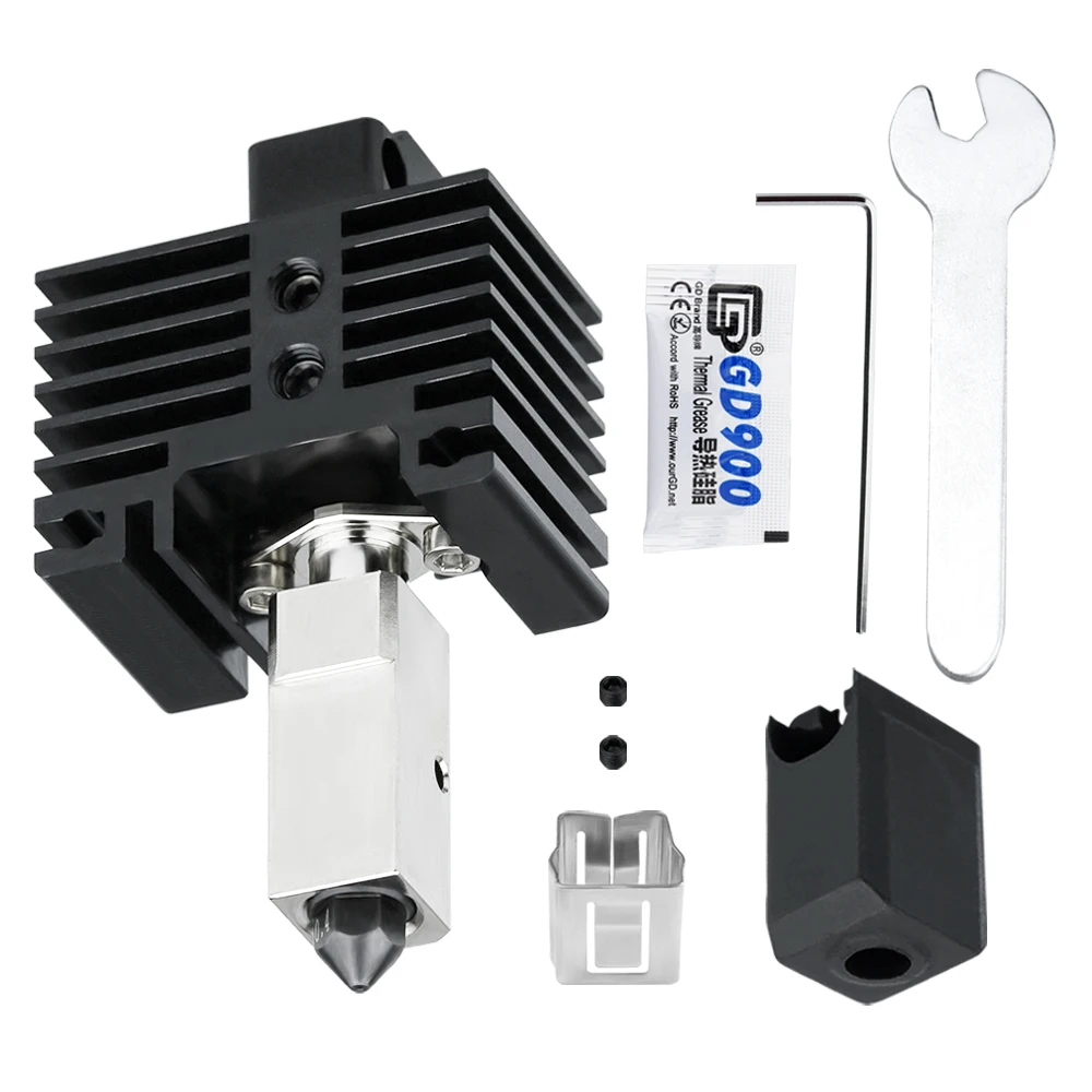 

300°C Upgrade 2.0 Hotend Kit For Bambu Lab X1 / X1 Carbon / P1P / P1S Bi Metal Heatbreak CHT Hard Steel Nozzle Thermistor