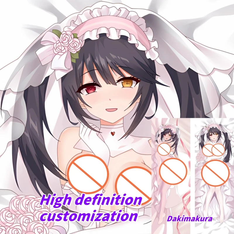 

Dakimakura Anime DATE A LIVE Tokisaki Kurumi Double-sided Print Of Life-size Body Pillowcase Gifts Can be Customized