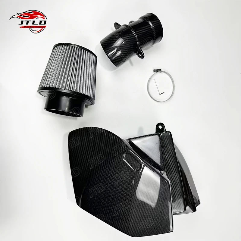 

JTLD Car Orginal Data Development For BMW G30 G3X B58 3.0T Pure Dry Carbon Fiber Cold Air Intake System