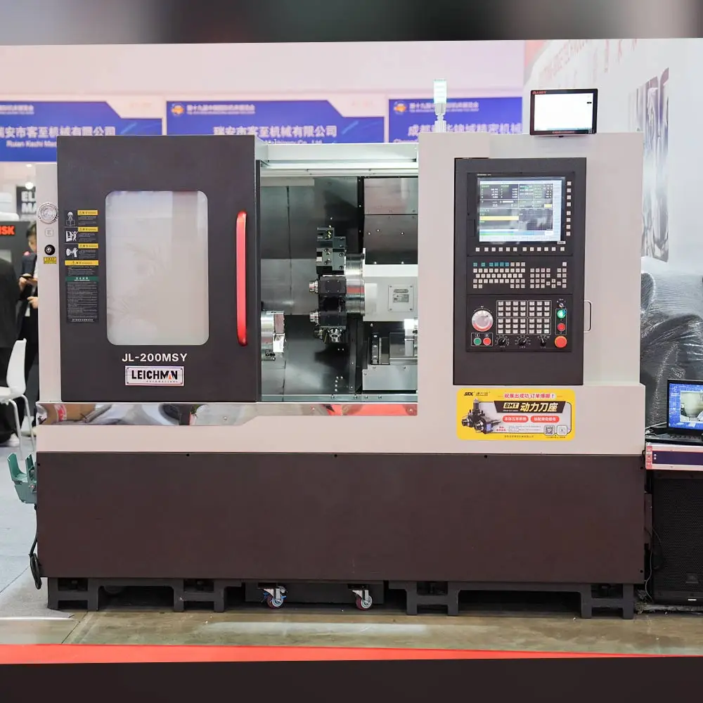 Precision CNC Lathe High Machining with Custom Control System Machining Automatic CNC Turning Milling Machine for Metal