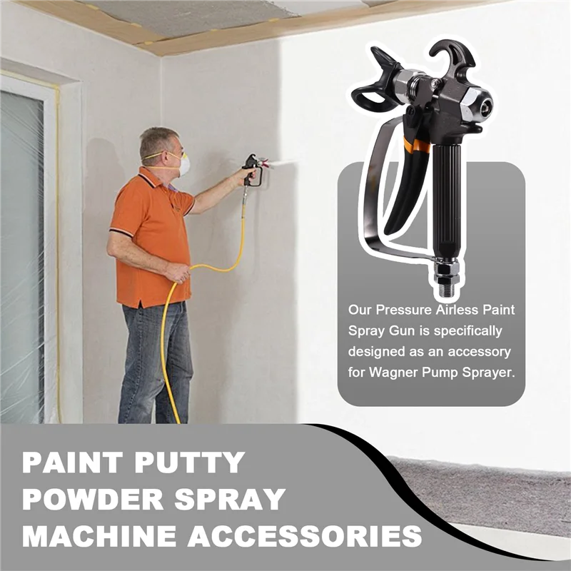 

EYFL-High Pressure Airless Spray Gun Paint Putty Powder Spray Machine Accessories Suitable For Wagner Pump Sprayer