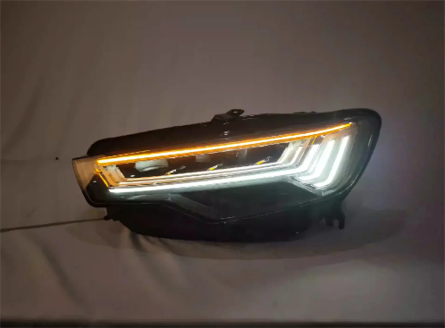 

Car Headlight for Audi A6L 12-18 modified c8 Low High Beam Daytime Running DRL Turn signal