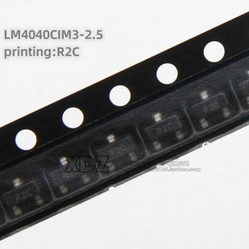 10pcs/lot LM4040CIM3-2.5 LM4040CIM3 Silk screen printing R2C SOT-23 package Original genuine Voltage reference chip