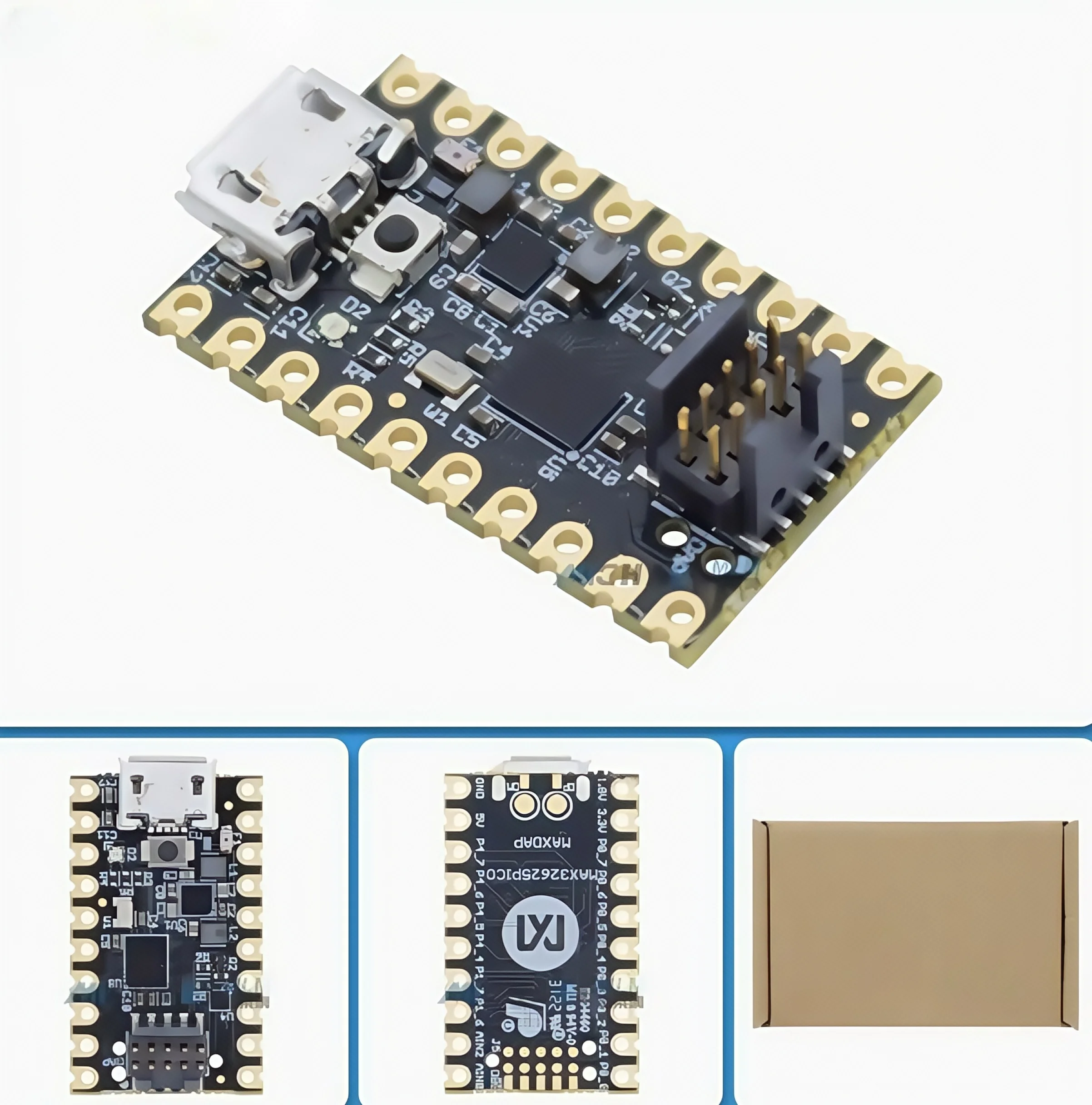 

MAX32625PICO # Оценочная плата Разъем Micro USB Отладчик CMSIS-DAP