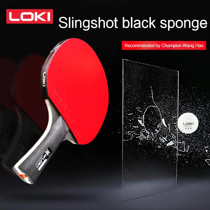 LOKI E9 Star Carbon Table Tennis Racket Blade 7 6 5 Ping Pong Bat Competition Professional Offensive Paddle with RXTON Rubber