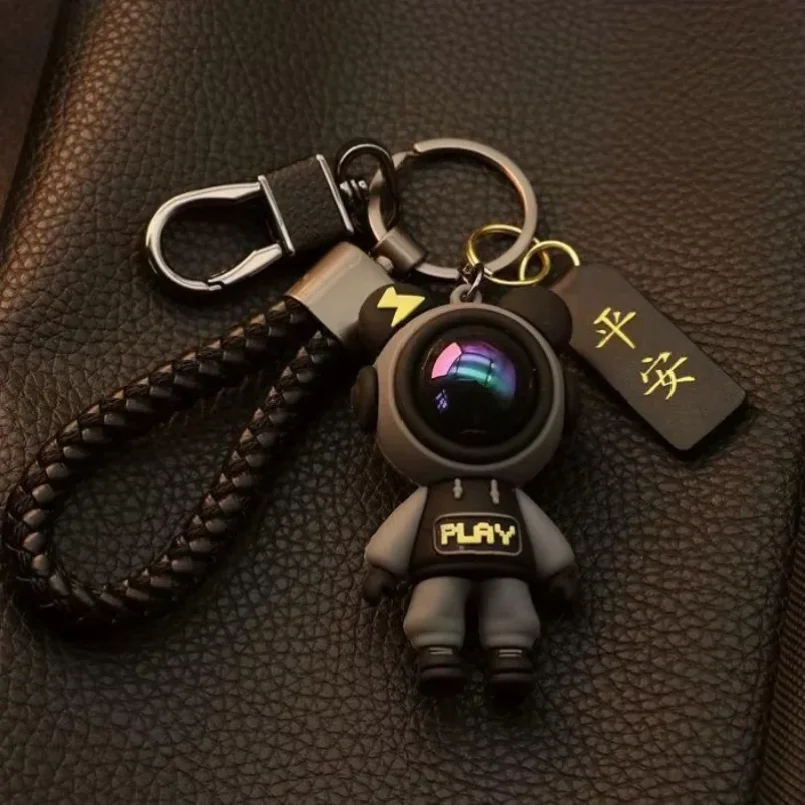 Interior Decor Accessories High-end Starry Sky Keychain Cartoon Cute Car Keychain Boy Keychain Pendant Key Small Gift