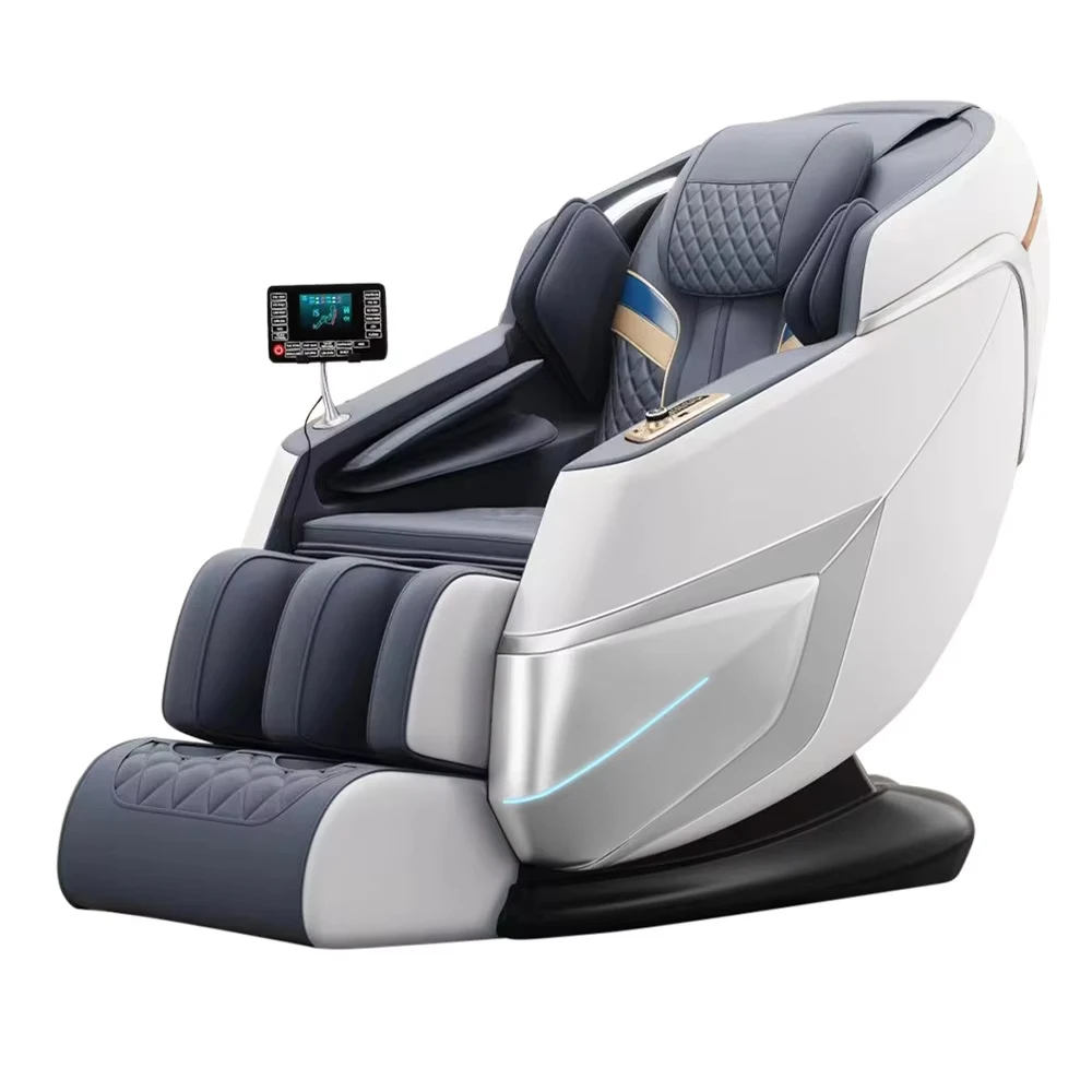 Full Body Zero Gravity SL-Track 3D Shiatsu Massage Recliner Chair with Heat Body Scan Bluetooth-SL-Track Massage Technology