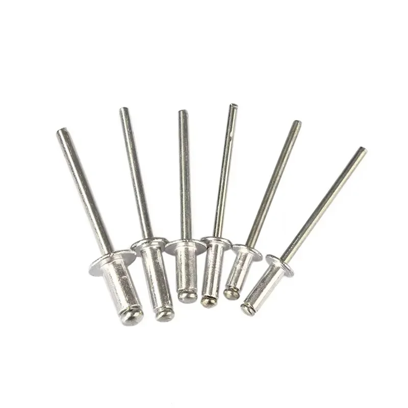 ABJO-200 pezzi Set di rivetti per carichi pesanti Kit di assortimento di rivetti ciechi in alluminio Utensili manuali Strumento per dadi per rivetti