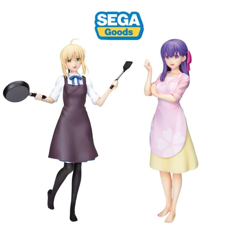 

В наличии оригинальное Сегодняшний меню SEGA для семьи Emiya Matou Sakura Saber Altria Pendragon аниме фигурка подарок на день рождения кукла