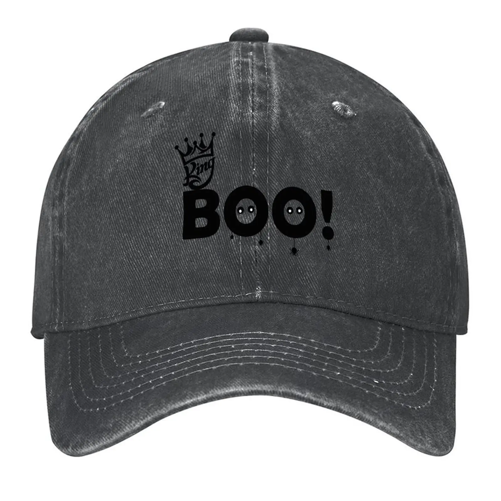 

Cute king boo ghost Baseball Cap Trucker Hat Rave black Cosplay Boy Child Women's