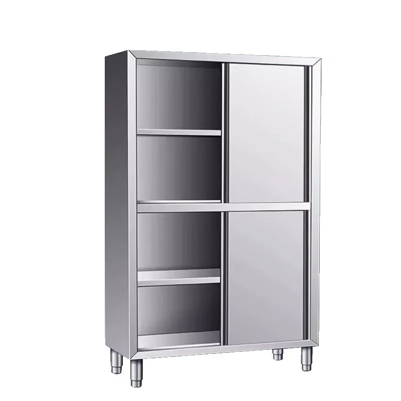 Commercial stainless steel cupboards Commercial cabinets Restaurant canteen staff lunch box tableware Multi-door stainless steel